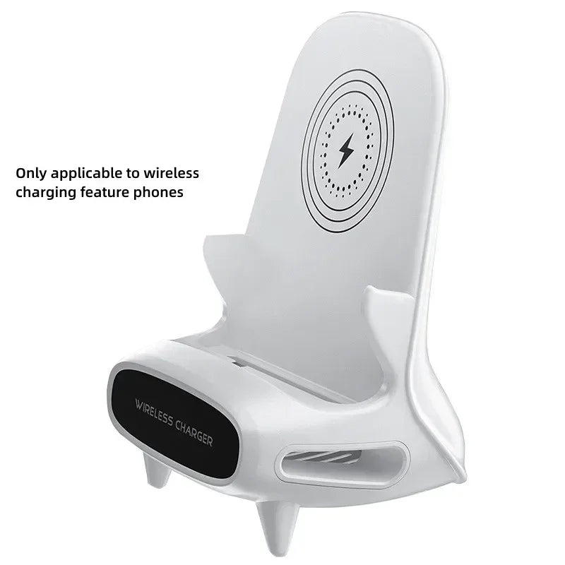 15W Wireless Charger for iPhone 16 15 Pro Max Fast Charging Stand for Samsung S23 Xiaomi Qi Certified Induction Charger Station